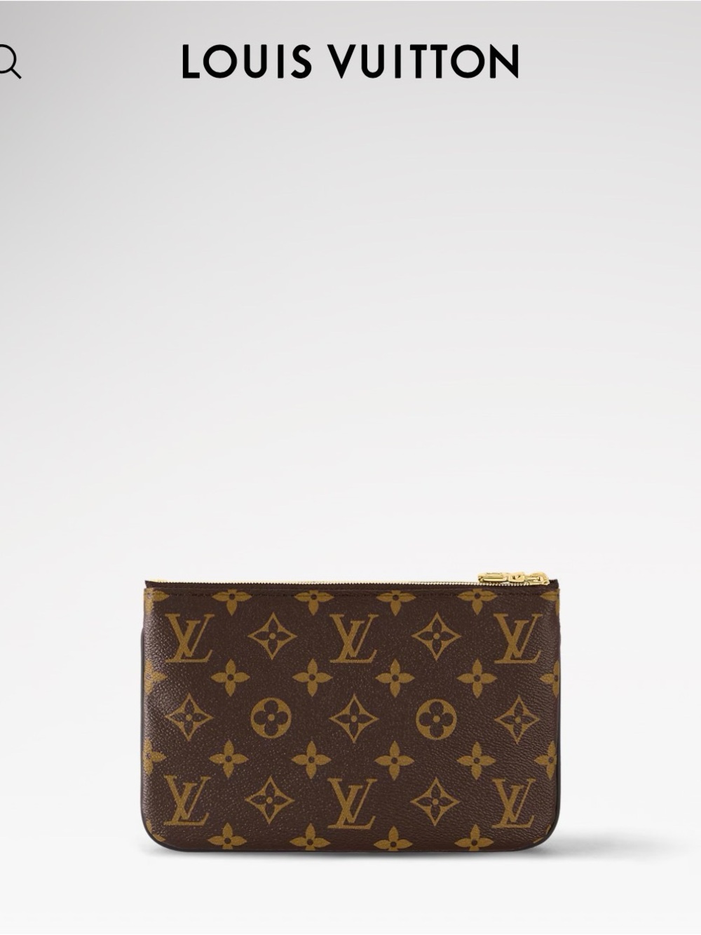 Louis Vuitton Double Zip Pochette Monogram Giant - Picture 16 of 16